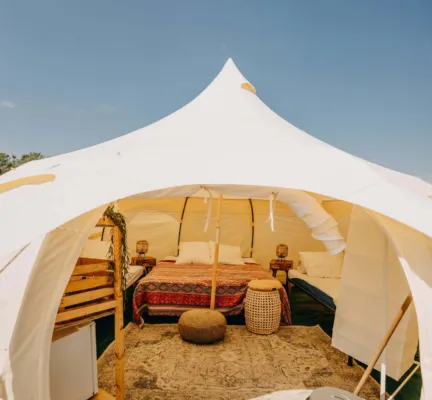 Lotus Bell Tent vooraanzicht