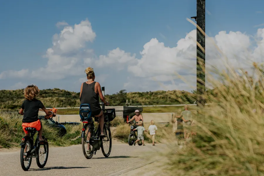 Fietsen op de camping